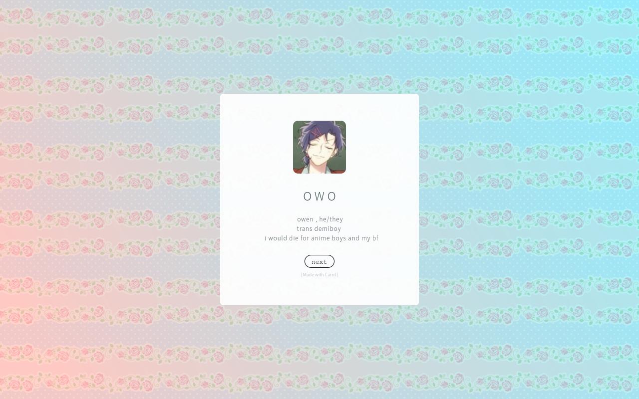 Carrd profile picture for @chickens